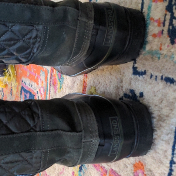 Lands’ End Green Winter Snow Boots Size 9B - Picture 3 of 5